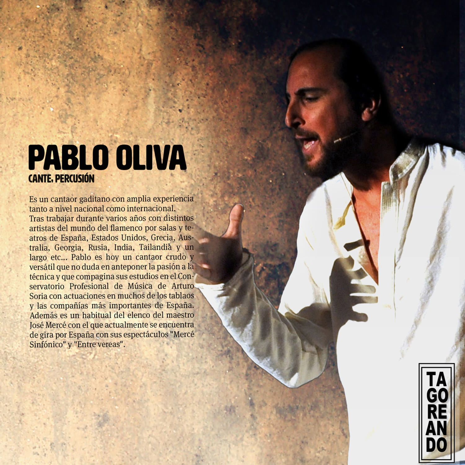 Cantaor Pablo Oliva