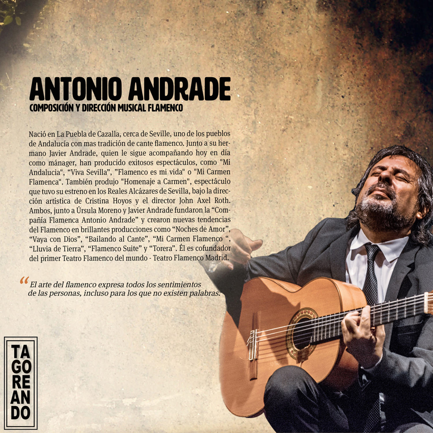 Músico y compositor Antonio Andrade